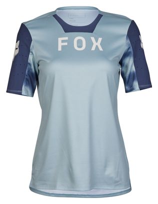 Fox Defend Taunt Women's Short Sleeve Jersey Blue