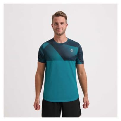 T-Shirt De Sport Manches Courtes Rogelli Rush - Homme - Bleu