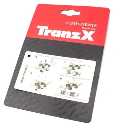 Pinces pour guidon TRANZ X 25 4mm