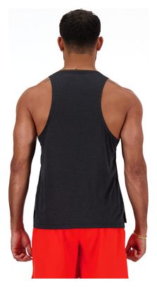 Camiseta de tirantes para hombre New Balance Athletics Negra