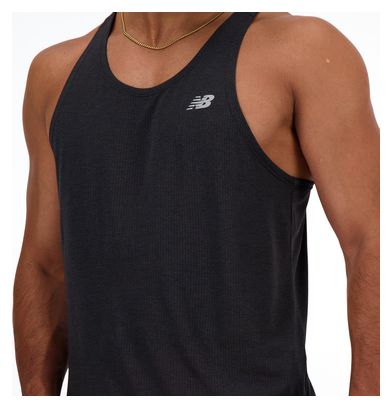 Camiseta de tirantes para hombre New Balance Athletics Negra