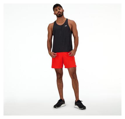 Heren New Balance Athletics Tank Zwart