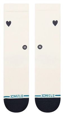 Chaussettes Stance Heart Crew Beige/Bleu