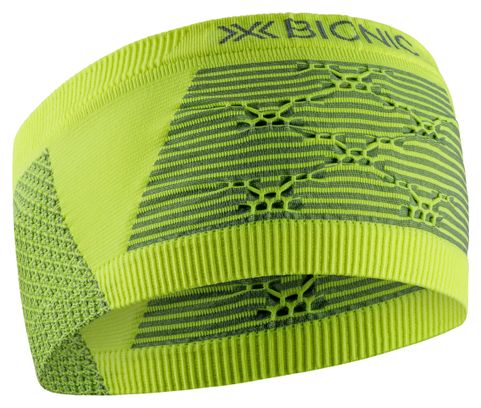 Bandeau X-Bionic Jaune Fluo/Gris