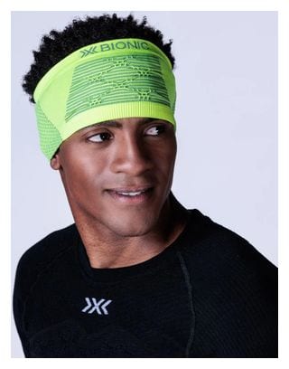 Bandeau X-Bionic Jaune Fluo/Gris