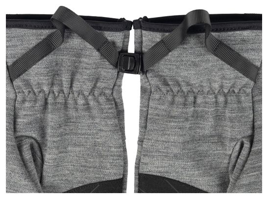 Buff Merino Fleece Gloves, Gray