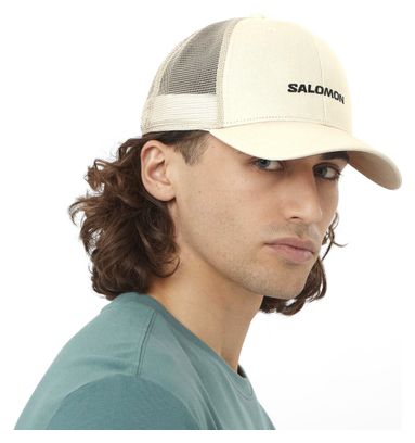 Casquette Salomon Logo Trucker Cap Beige