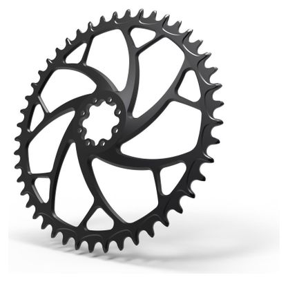 Ingranaggio ELM Alugear Round Direct Mount Sram 8 viti 10/11/12 velocità Nero