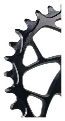 Ingranaggio ELM Alugear Round Direct Mount Sram 8 viti 10/11/12 velocità Nero