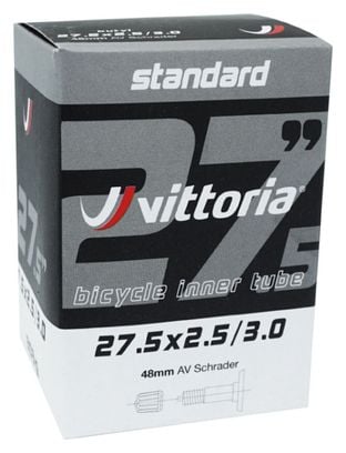 Chambre à air Vittoria Standard 27 5x2 50/3 0 Schrader 48mm