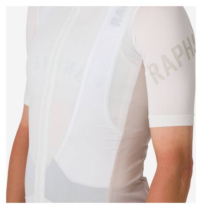Rapha Pro Team Trainingstrui met korte mouwen voor dames Wit/Zilver