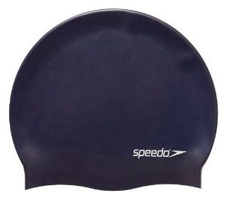 SPEEDO Bonnet de bain FLAT Silicone Noir