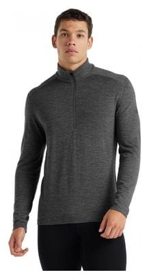 Langarmtrikot Icebreaker 260 Tech Half Zip Grau