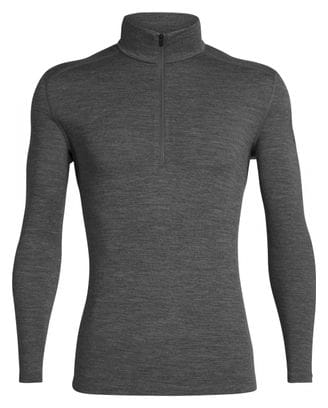 Langarmtrikot Icebreaker 260 Tech Half Zip Grau