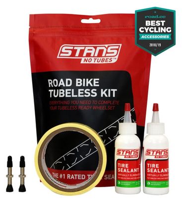 Stan's NoTubes - Tubeless Kit  Road  Fond de jante 21mm  Valves 55mm