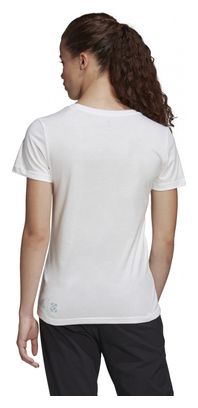 T-shirt Femme adidas Five Ten GFX Tee Blanc