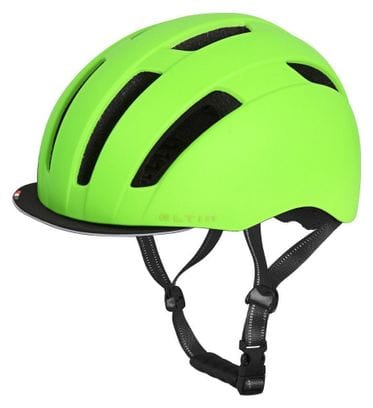 Casque Vélo Ville Eltin Bliss Vert Fluo Mat