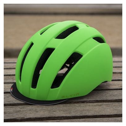 Casque Vélo Ville Eltin Bliss Vert Fluo Mat