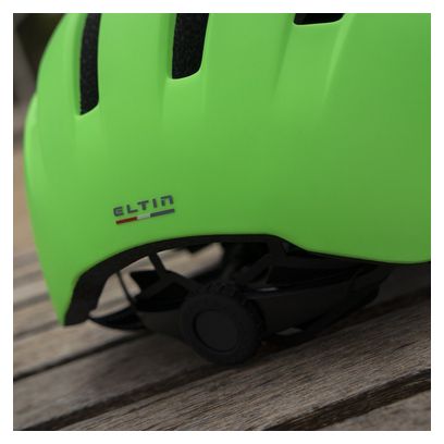 Casque Vélo Ville Eltin Bliss Vert Fluo Mat