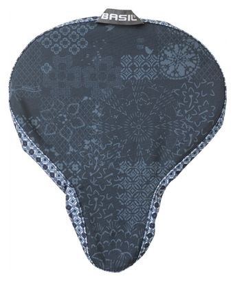 Basil Boheme Saddle Cover indigo blauw