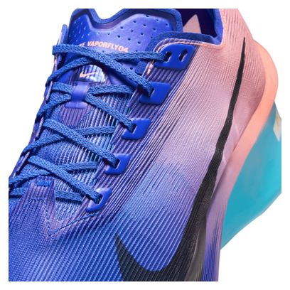 Nike Vaporfly 4 Running Shoes, Blue/Pink, Men's