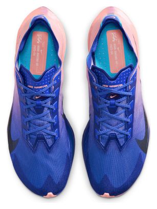 Nike Vaporfly 4 Running Shoes, Blue/Pink, Men's