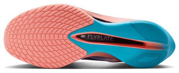 Nike Vaporfly 4 Running Shoes, Blue/Pink, Men's