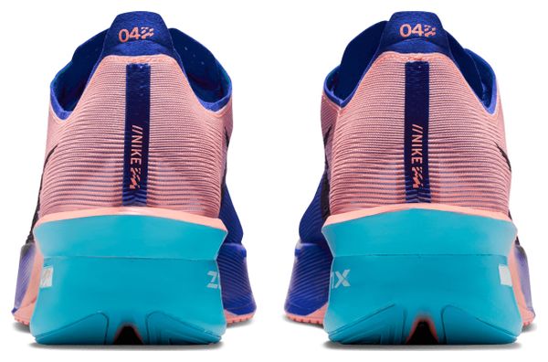 Nike Vaporfly 4 Running Shoes, Blue/Pink, Men's