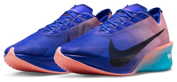 Nike Vaporfly 4 Running Shoes, Blue/Pink, Men's