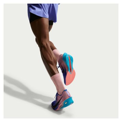 Nike Vaporfly 4 Running Shoes, Blue/Pink, Men's