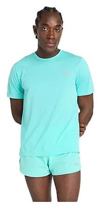 New Balance Athletics Blue Heren Jersey met korte mouwen