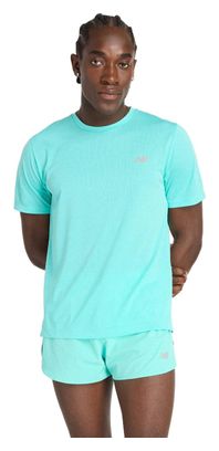 Maglia a maniche corte New Balance Athletics Blue Uomo