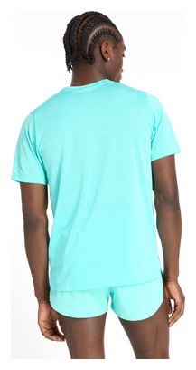 Kurzarm Trikot New Balance Athletics Blau Herren