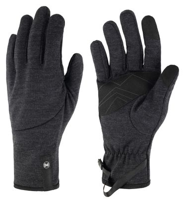 Buff Merino Fleece Gloves - Black