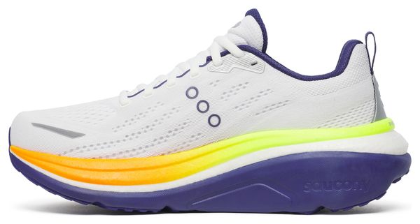 Running shoes Saucony Hurricane 25 Blanc/Orange/Bleu Homme