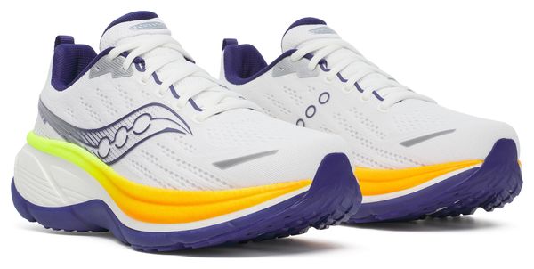 Running shoes Saucony Hurricane 25 Blanc/Orange/Bleu Homme