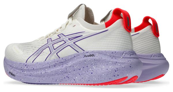 Chaussures Running Asics Gel-Nimbus 27 Tokyo Blanc/Violet Femme