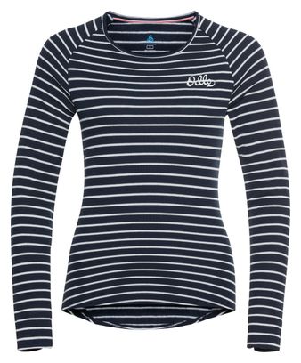 Langarmshirt für Damen Odlo Active Warm Originals Eco Blau Grau