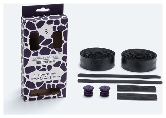 Ruban de Cintre BBB UltraRibbon Gel Team Amani Noir Girafe