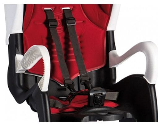 Bellelli Siège bébé pour vélo Tiger Clamp blanc/rouge