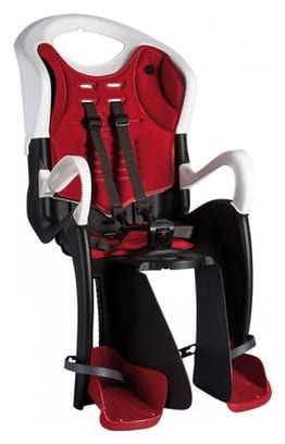 Bellelli Siège bébé pour vélo Tiger Clamp blanc/rouge