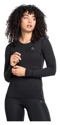 Maglia manica lunga Odlo Merino 200 Nera Donna