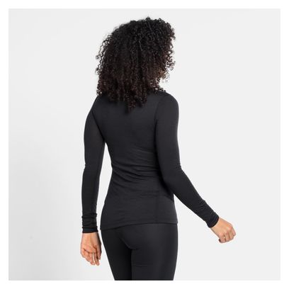 Maglia manica lunga Odlo Merino 200 Nera Donna