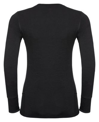 Maglia manica lunga Odlo Merino 200 Nera Donna