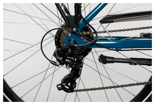 Bicyklet Claude Bicicletta elettrica da città Shimano Tourney 7S 500 Wh 700 mm Teal Brown