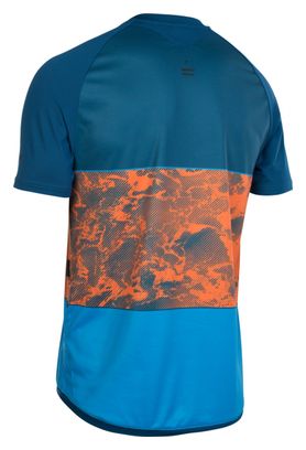 ION Traze Short Sleeve Jersey AMP Half Zip Blue / Orange