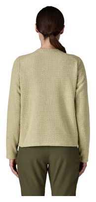 Polaire Patagonia R1 Air Crewneck Beige Femme