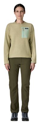 Polaire Patagonia R1 Air Crewneck Beige Femme