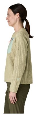 Polaire Patagonia R1 Air Crewneck Beige Femme