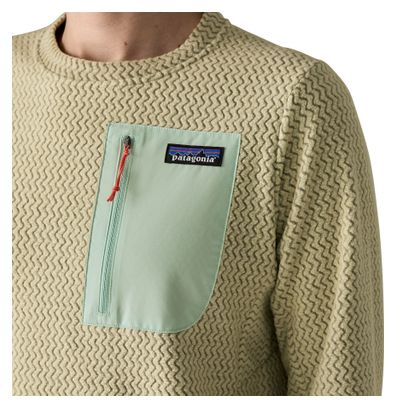 Polaire Patagonia R1 Air Crewneck Beige Femme